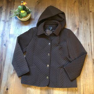 East 5th Quilted Hooded Jacket XL